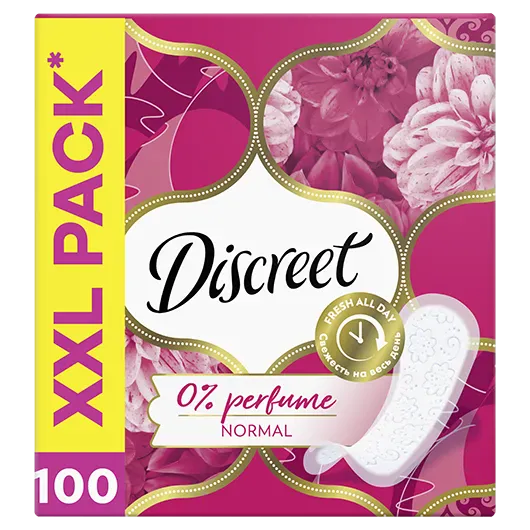Levně Discreet 0% perfume Normal intimky 100ks