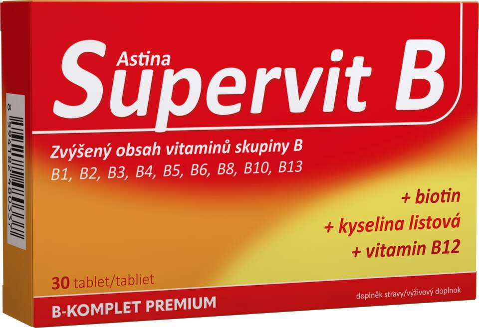 Levně Astina Supervit B-komplet Premium 30 tablet