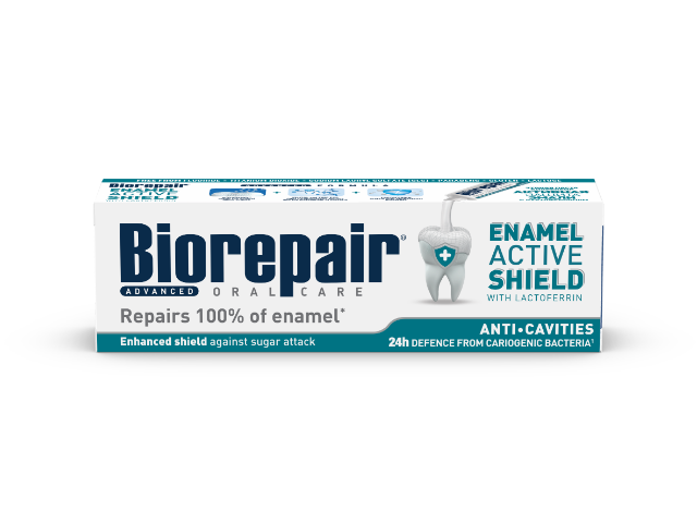 Levně Biorepair Plus Advanced Enamel Active Shield zubní pasta 75ml