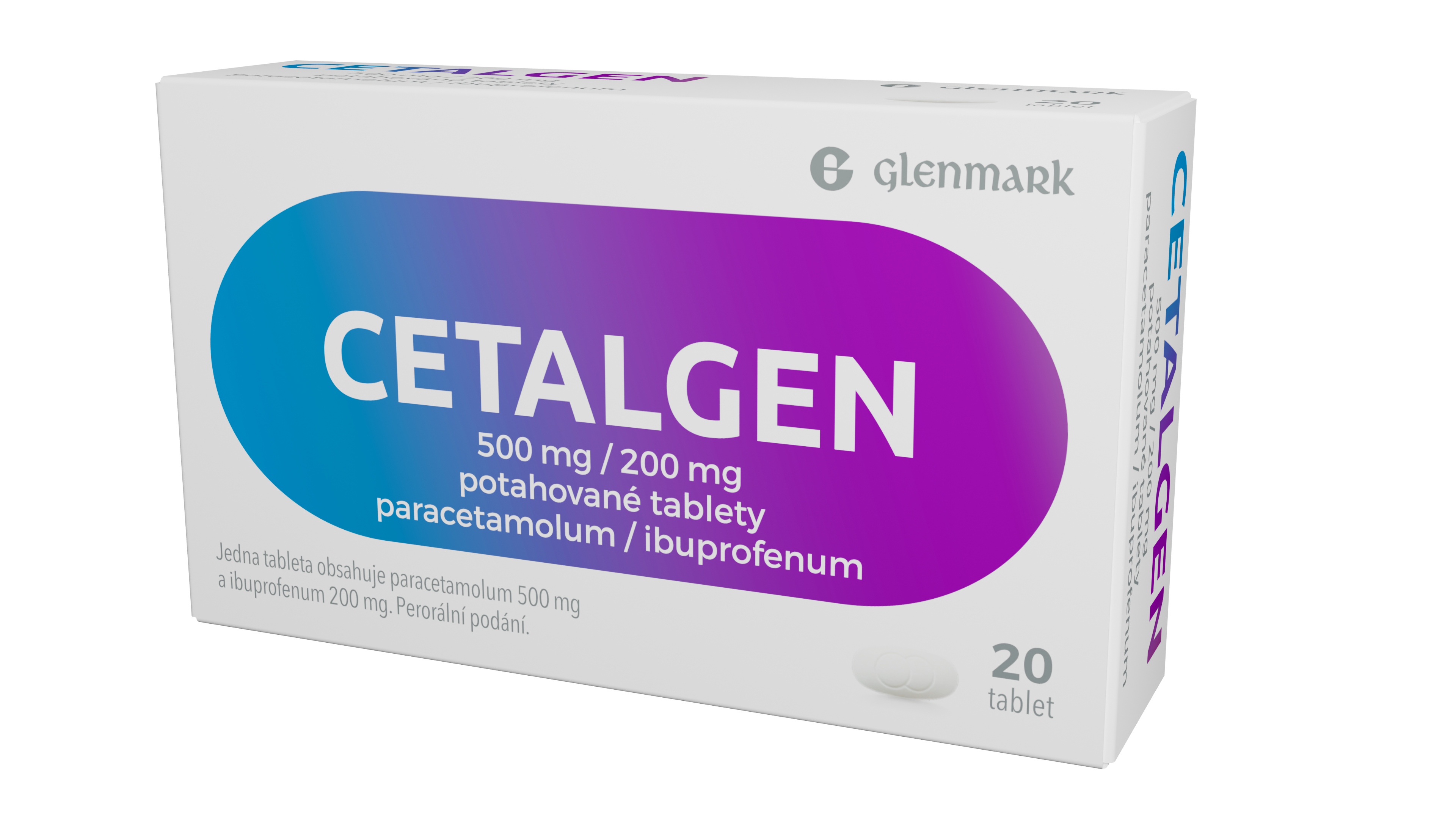 Levně Cetalgen 500mg/200mg tbl.flm.20 II