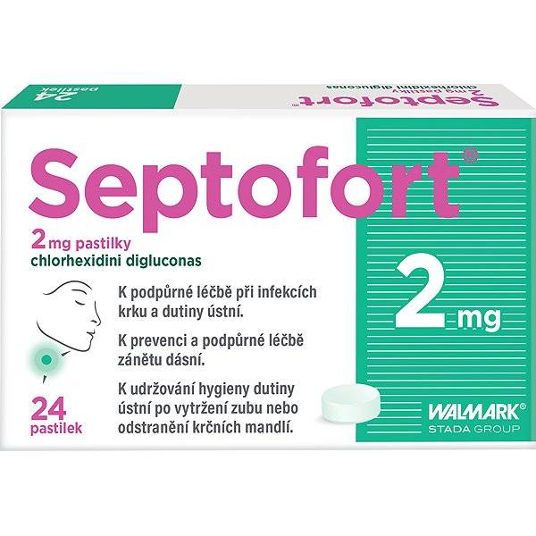 Levně Septofort 2mg 24 pastilek