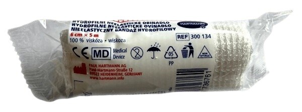 Levně Hartmann Hydrofilní neelastické obinadlo 6cmx5m 1ks