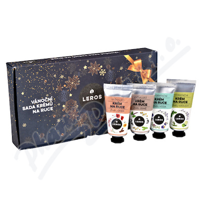 Levně LEROS Vánoční sada krémů na ruce 4x30ml