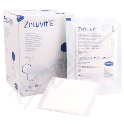 Levně Kompres Zetuvit E sterilní 10x10cm 25ks