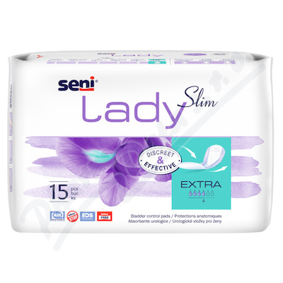 Levně Seni Lady Slim Extra inkontinentní vložky 15ks