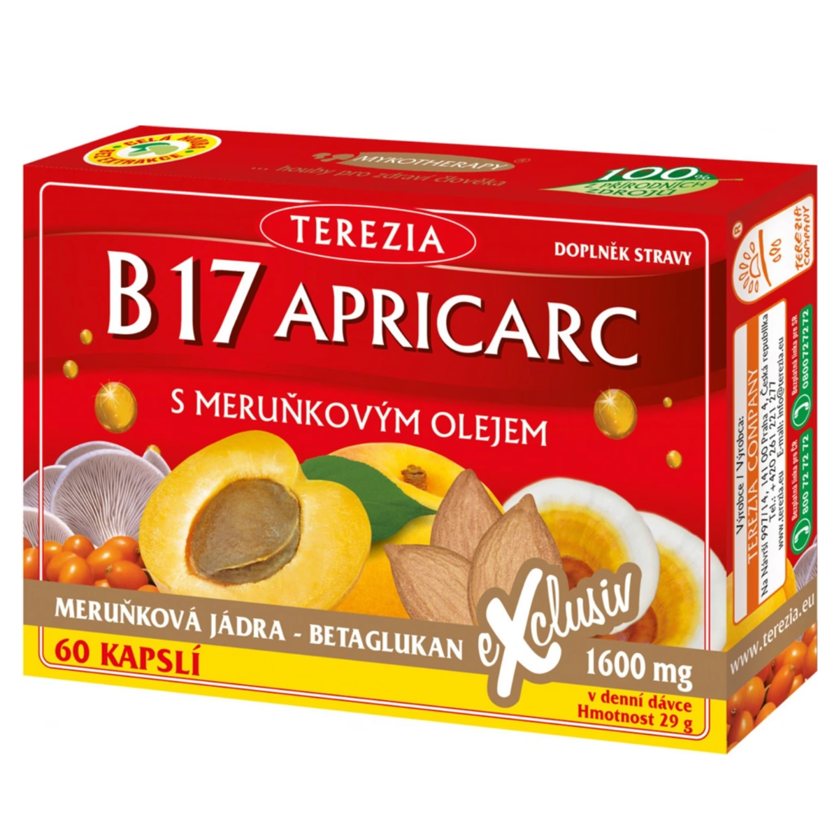 Levně TEREZIA B17 APRICARC s meruň.olejem cps.60