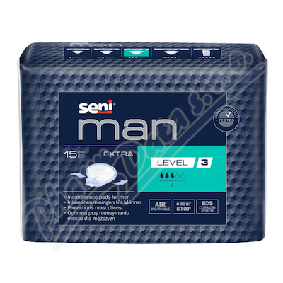 Levně Seni Man Extra Level 3 inkont.vložky 15ks