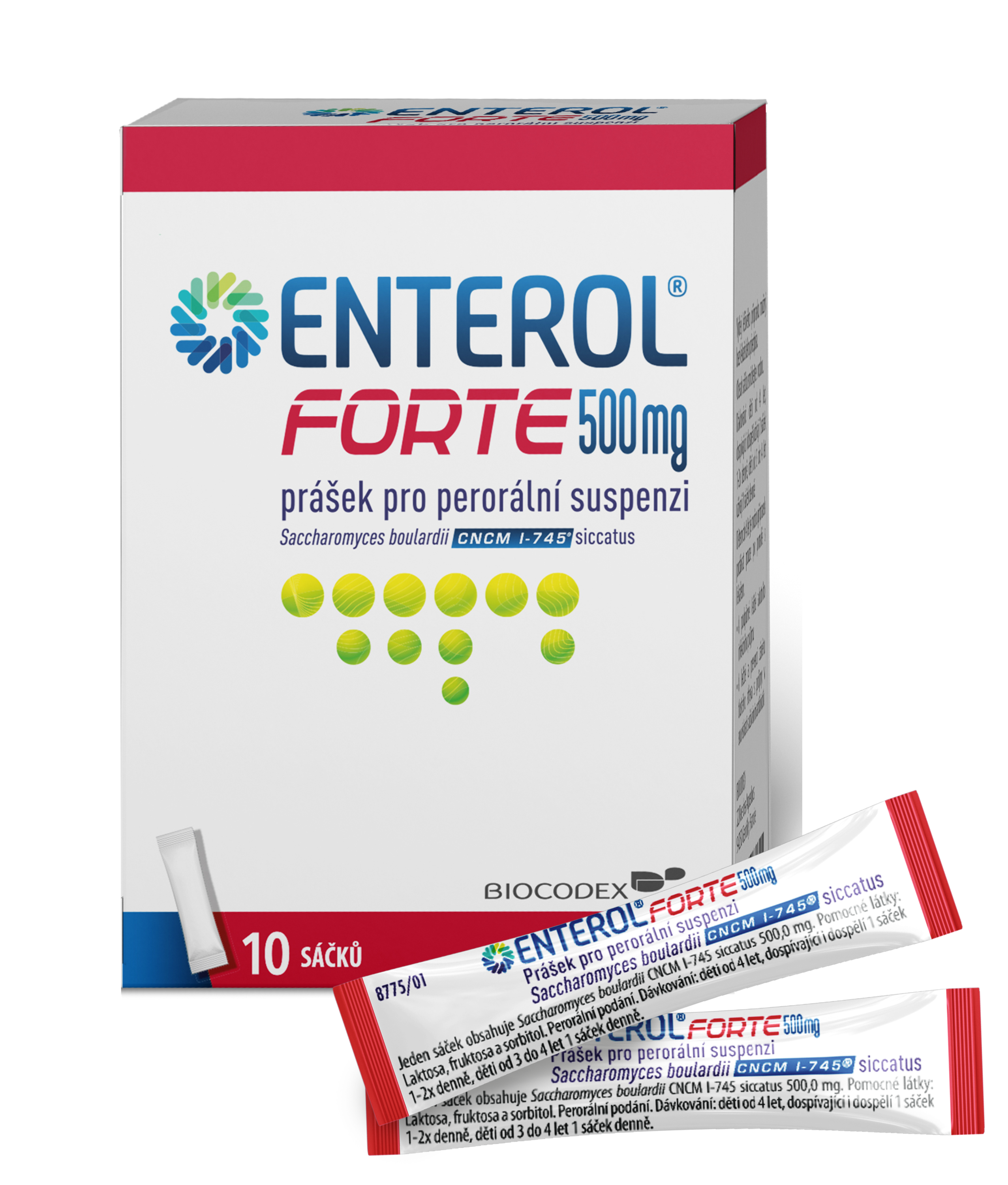 Levně ENTEROL FORTE 500 mg prášek pro perorální suspenzi 10ks