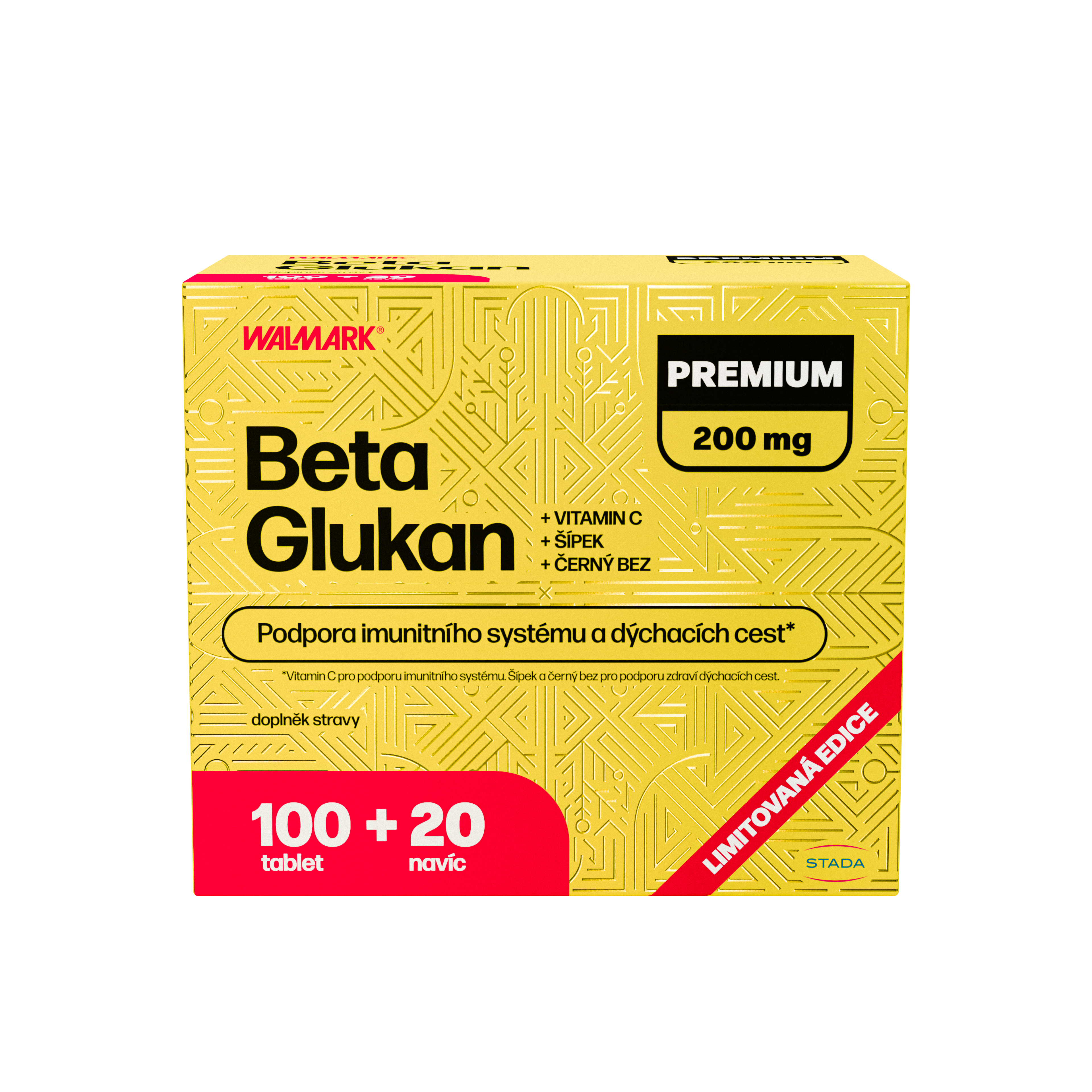 Levně Walmark Beta Glukan 200mg 100+20 tablet