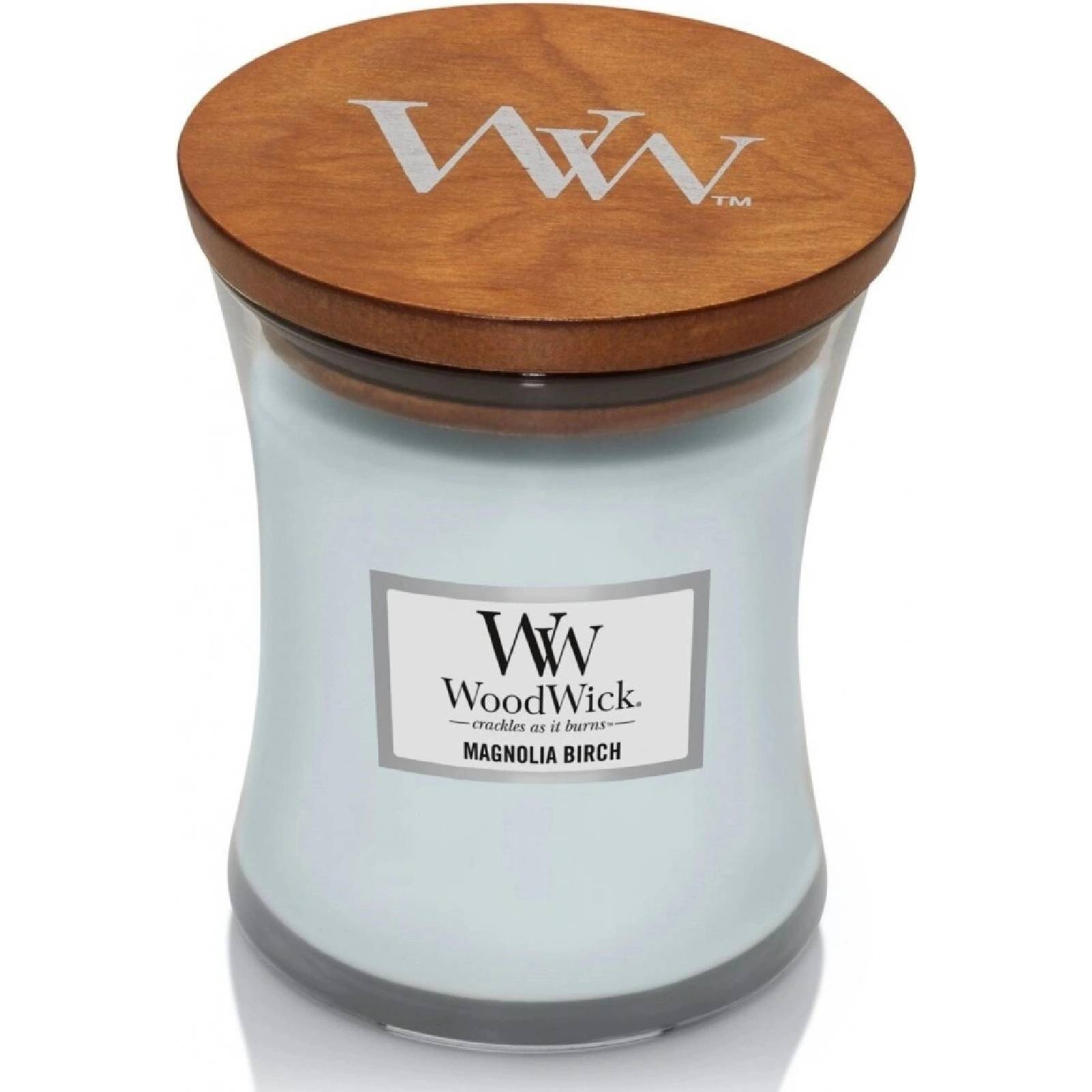 Levně WoodWick Magnolia Birch vonná svíčka 275g