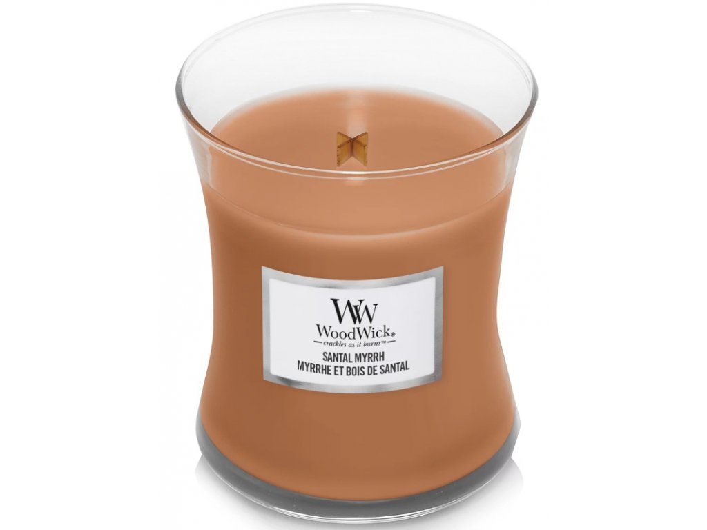 Levně WoodWick Santal Myrrh vonná svíčka 275g
