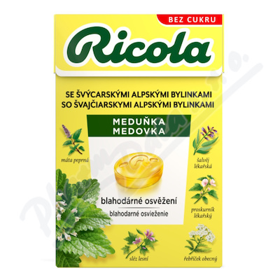 Levně RICOLA Meduňka bez cukru 40g