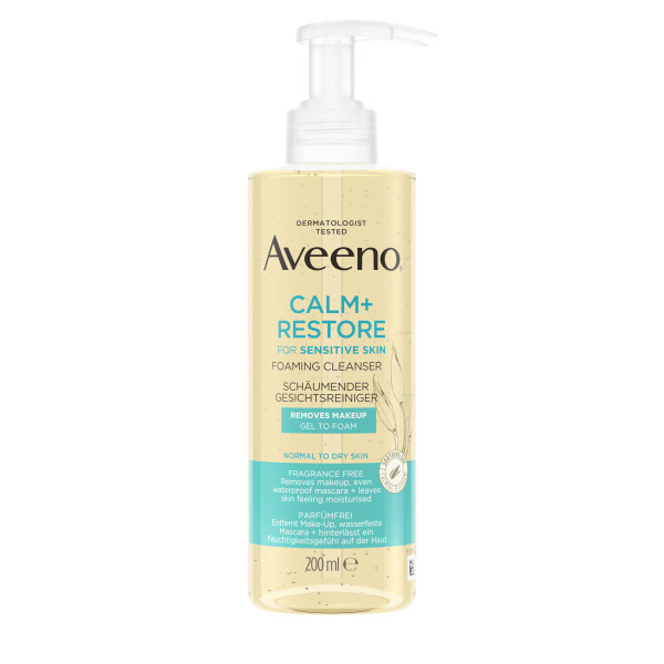 Levně Aveeno Calm+restore čistící pěna 200ml