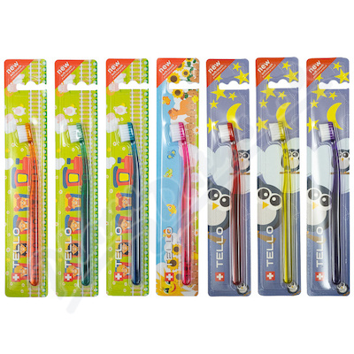 Levně TELLO KIDS 10400+ dětský zubní kartáček