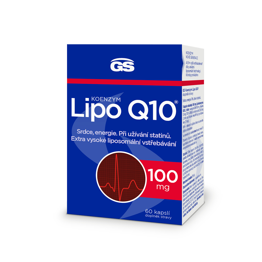 Levně GS Koenzym Lipo Q10 100 mg, 60 kapslí