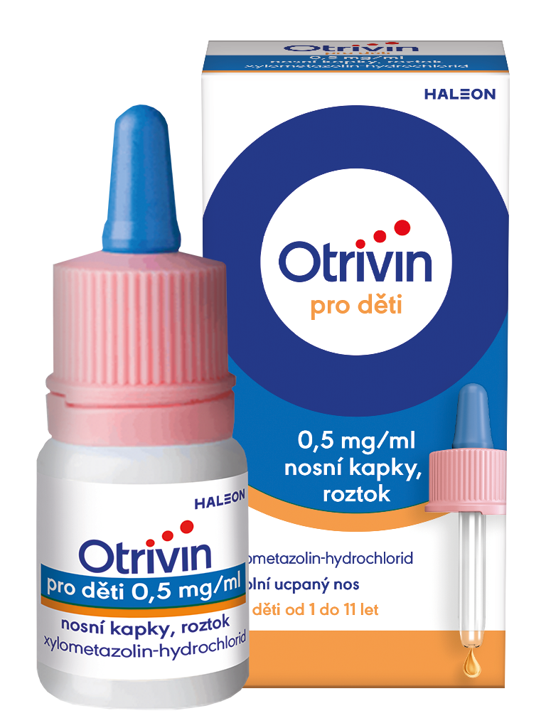 Levně Otrivin pro děti 0.5mg/ml nas.gtt.sol.1x10ml