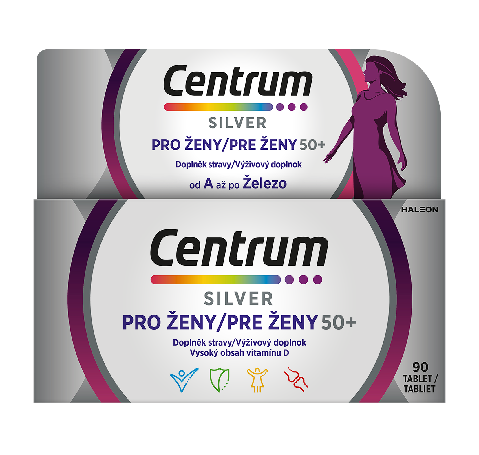 Levně Centrum multivitamín pro ženy 50+ 90 tablet