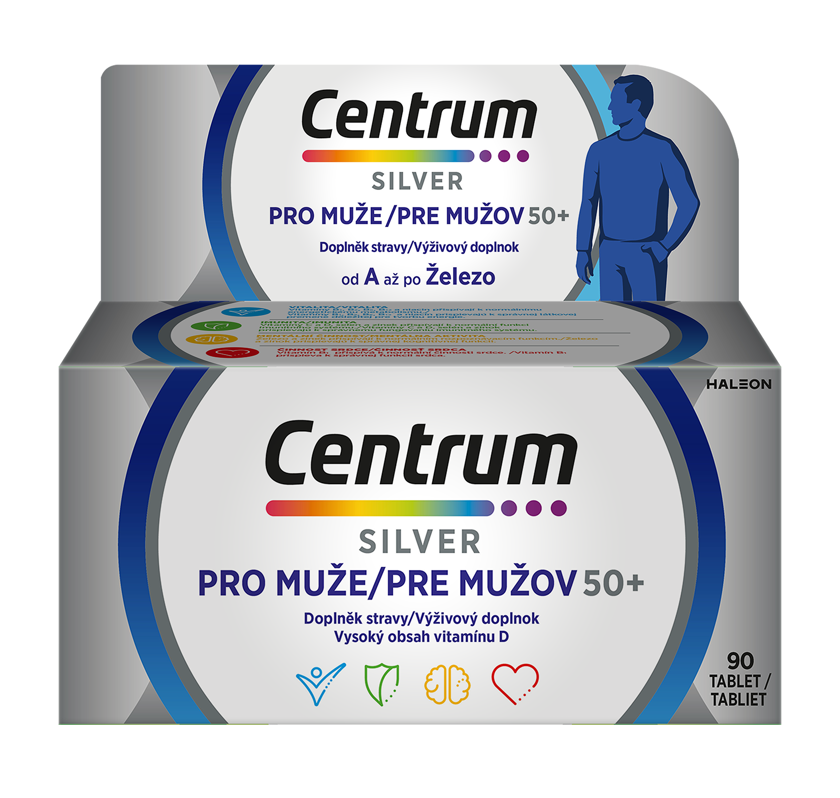 Levně Centrum multivitamín pro muže 50+ 90 tablet