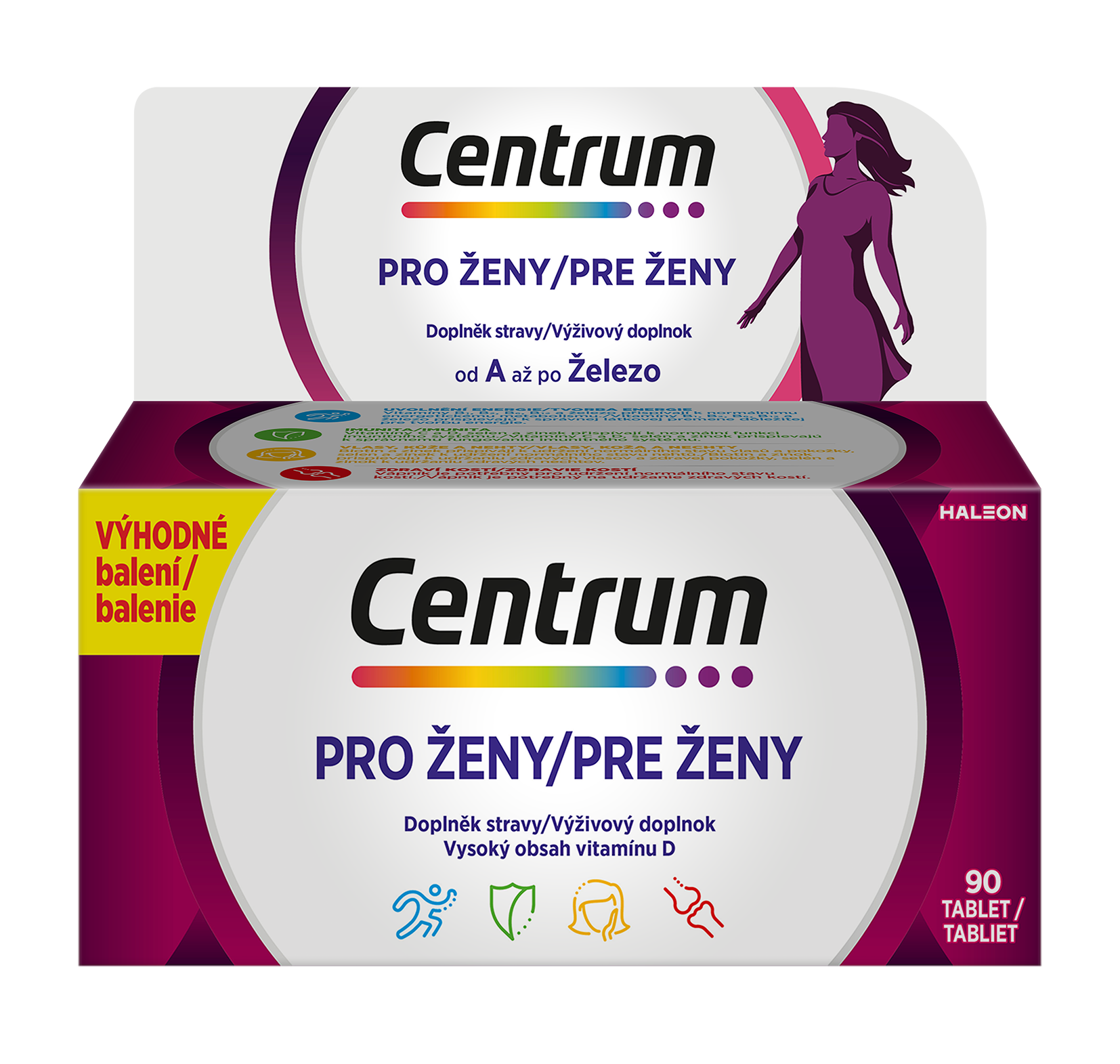 Levně Centrum multivitamín pro ženy 90 tablet