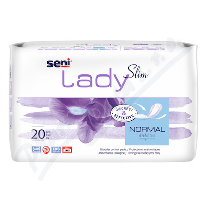 Levně Seni Lady Slim Normal inkontinenční vložky 20ks