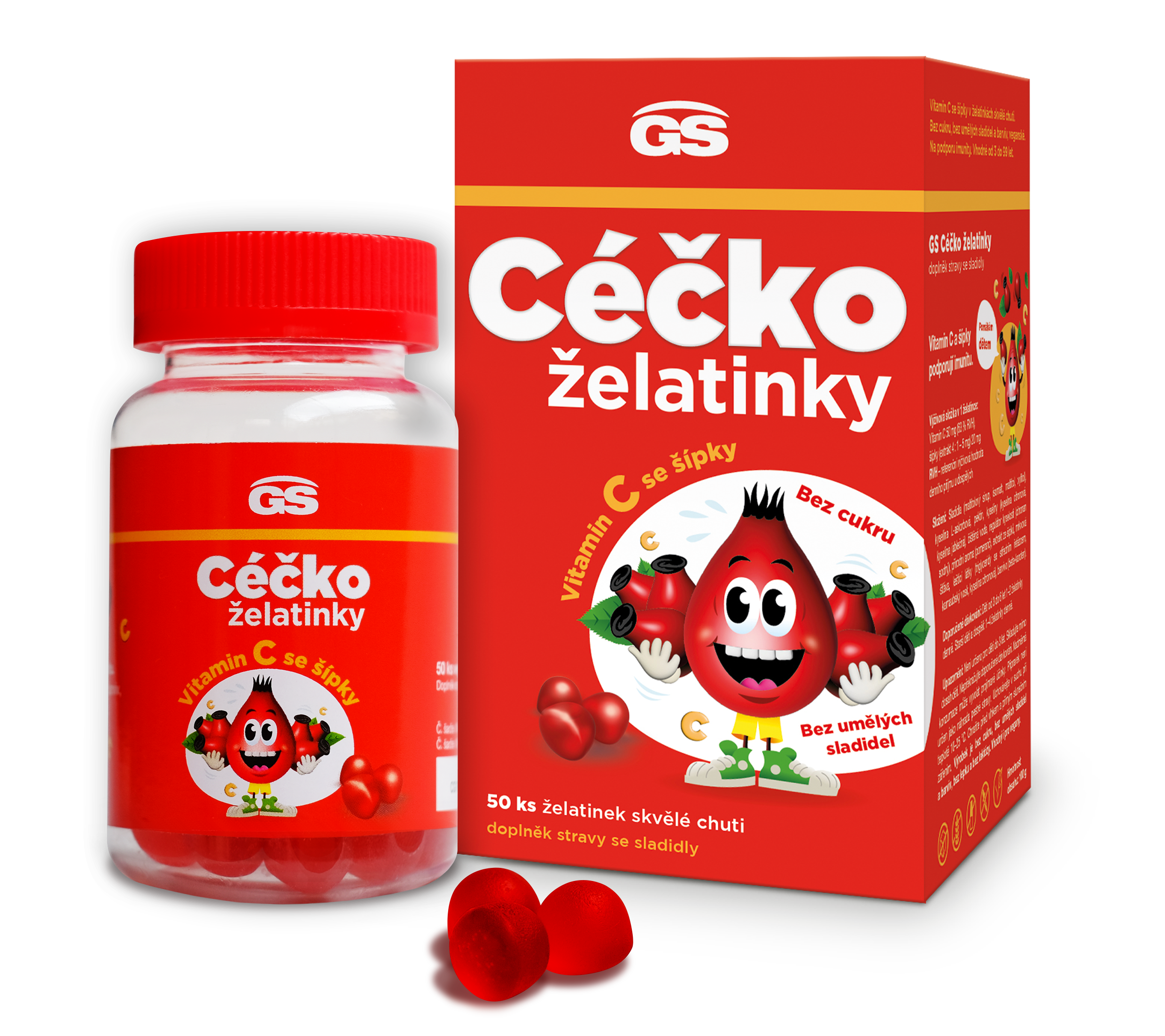 Levně GS CÉČKO želatinky 50ks