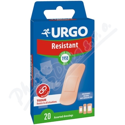 Levně URGO RESISTANT Odolná náplast 20ks NOVÁ