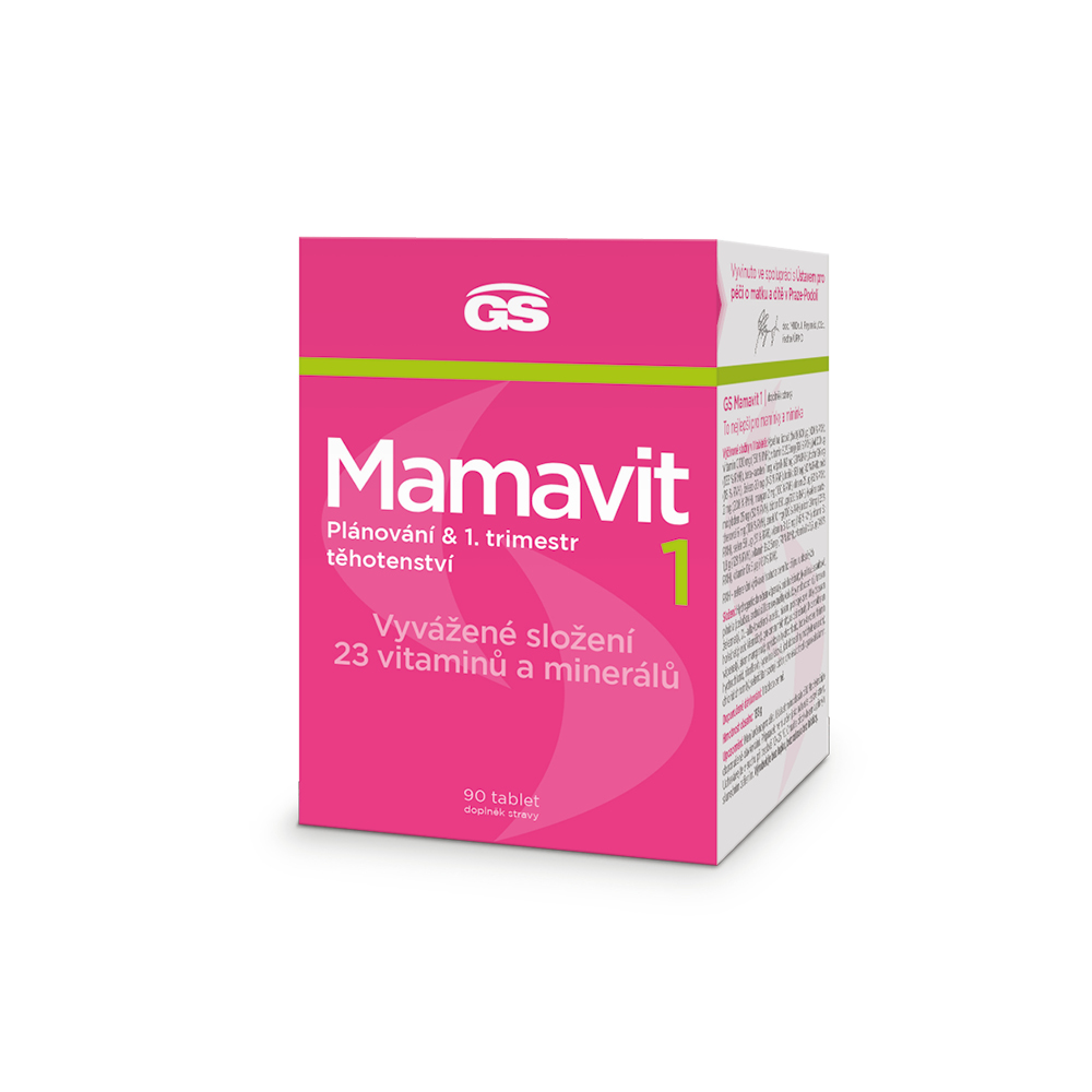 Levně GS Mamavit 1 Plánování a 1.trimestr 90 tablet