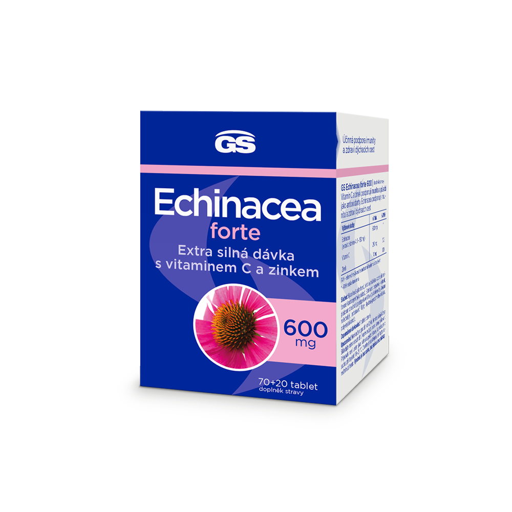 Levně GS Echinacea Forte 600 70+20 tablet