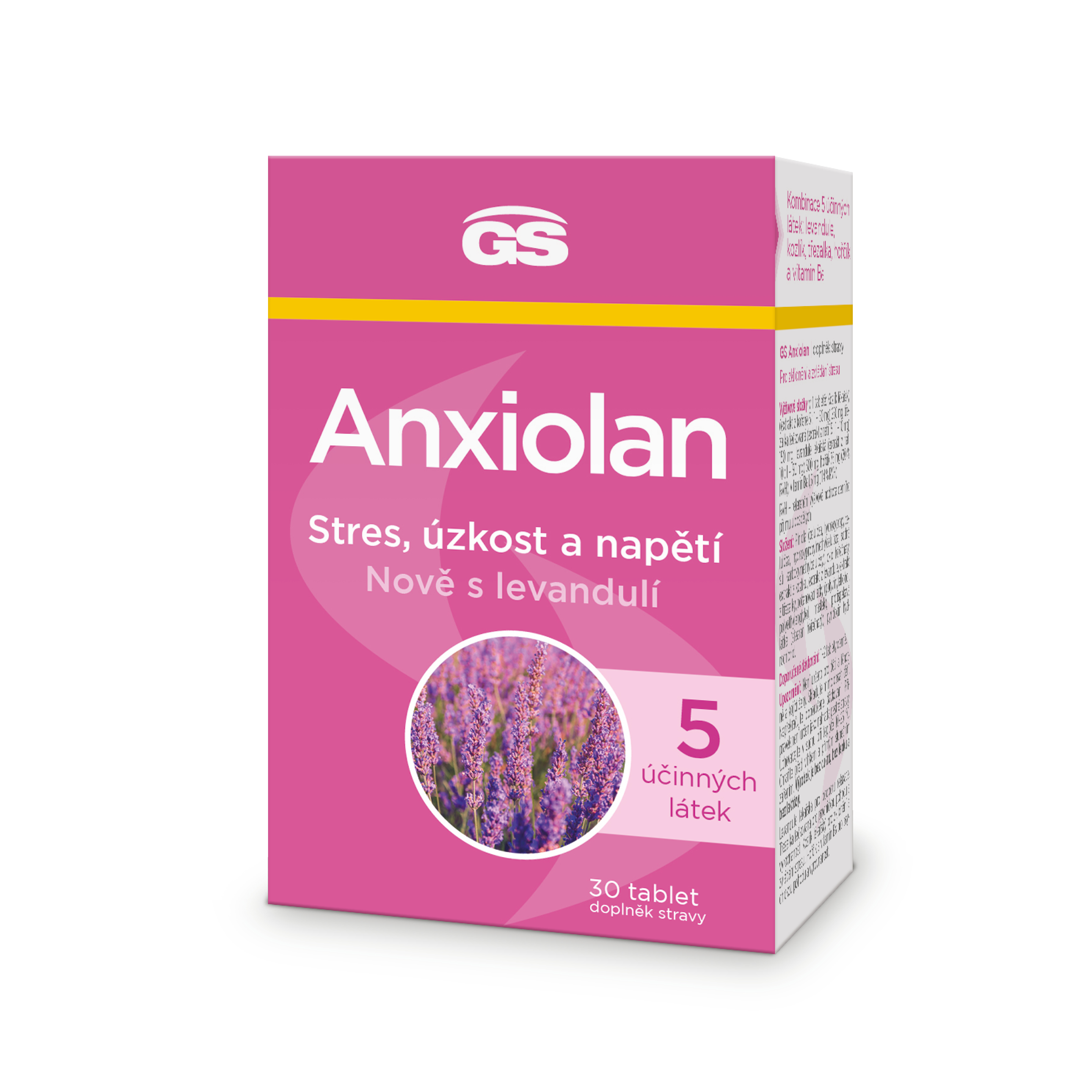 Levně GS Anxiolan s levandulí 30 tablet