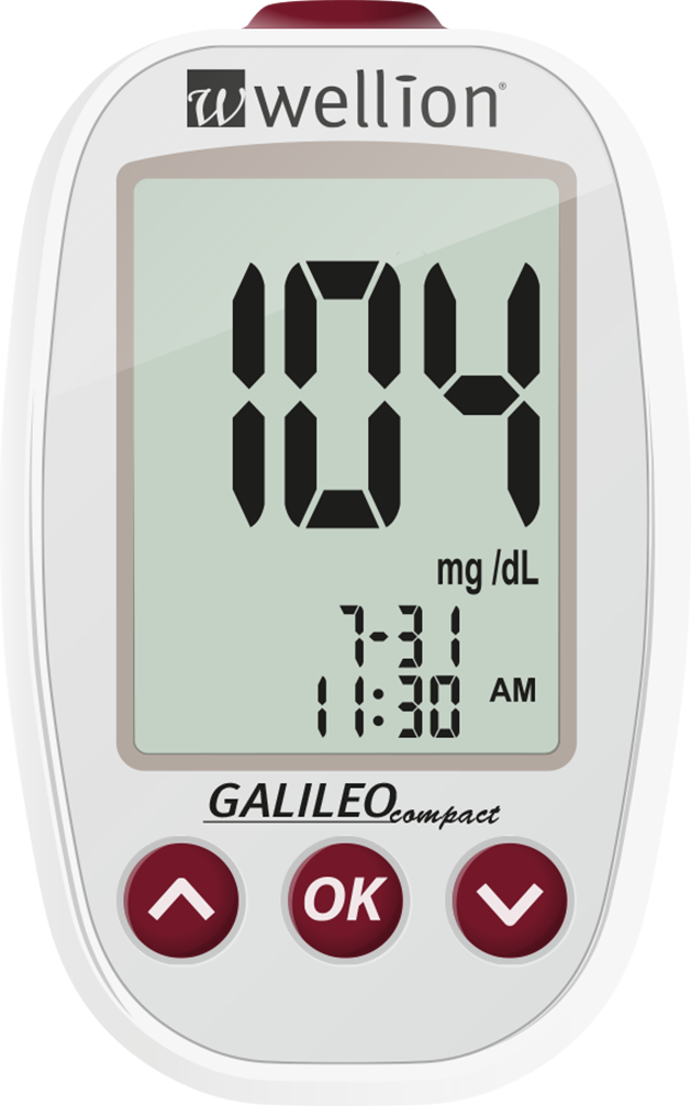 Levně Wellion GALILEO COMPACT glukometr set/10pr/10lanc