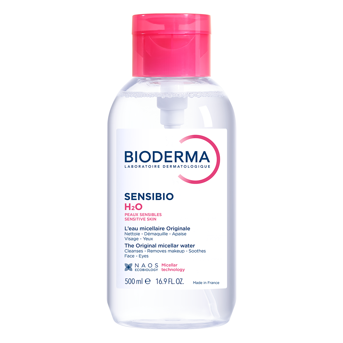 Levně BIODERMA Sensibio H2O pumpa 500ml