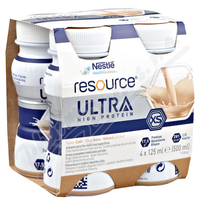Levně Resource Ultra High Protein Káva por.sol.4x125ml