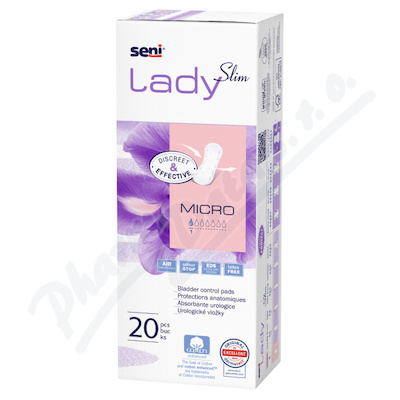 Levně Seni Lady Slim Micro inkontinenční vložky 20ks