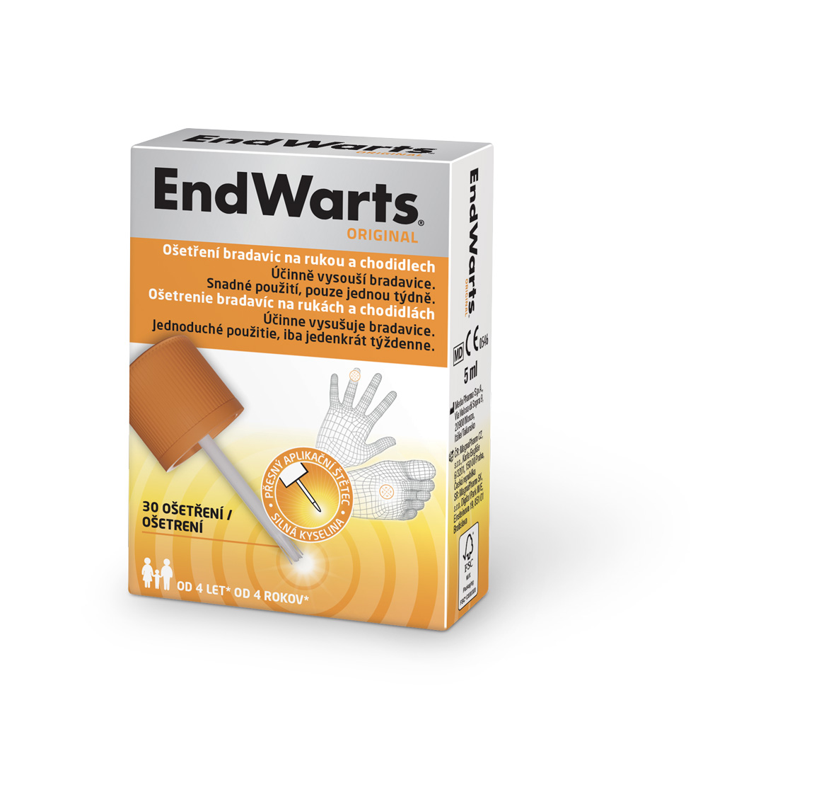 Levně EndWarts ORIGINAL 5ml roztok k odstranění bradavic
