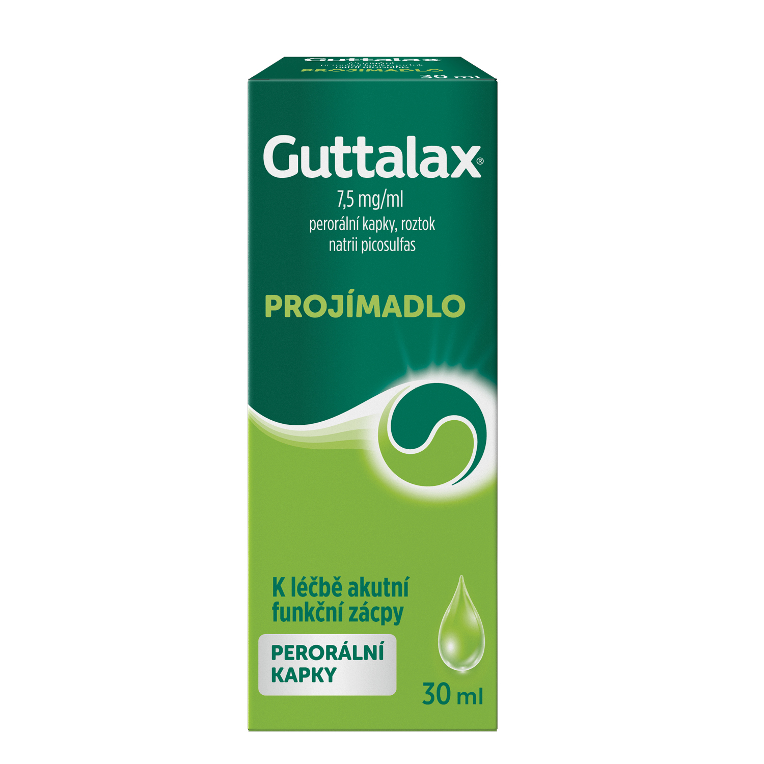 Levně Guttalax 7.5mg/ml, 30ml perorální kapky