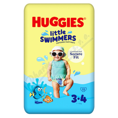 Levně HUGGIES Little Swimmers 3-4 / 7-15kg 12ks