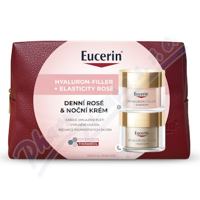 Levně Eucerin HYALURON-FILLER+ELASTICITY ROSÉ Vánoce 2025