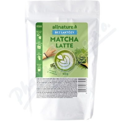 Levně Allnature Matcha latte bez laktózy 1620g
