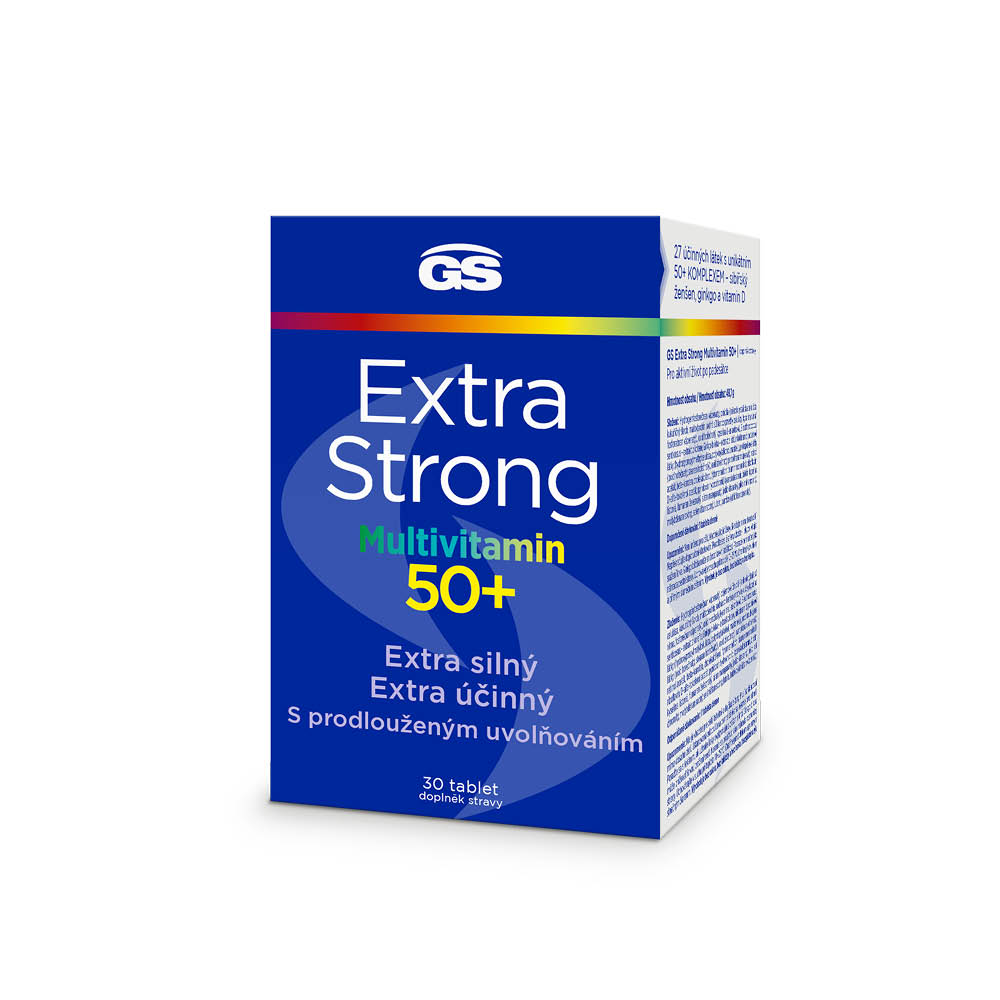 Levně GS Extra Strong Multivitamin 50+, 30 tablet