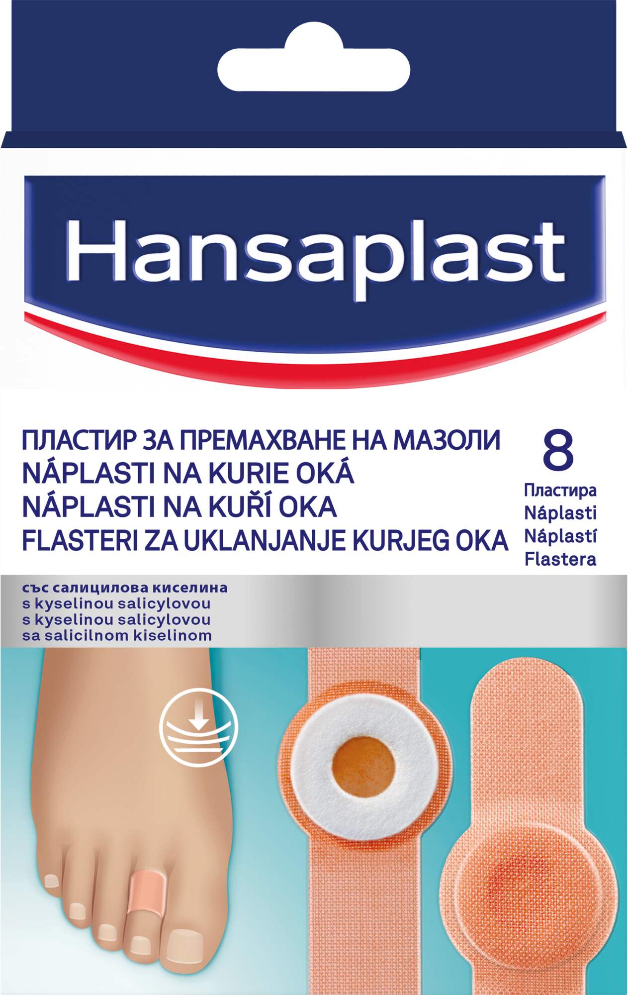 Levně Hansaplast náplast na kuří oka 8ks