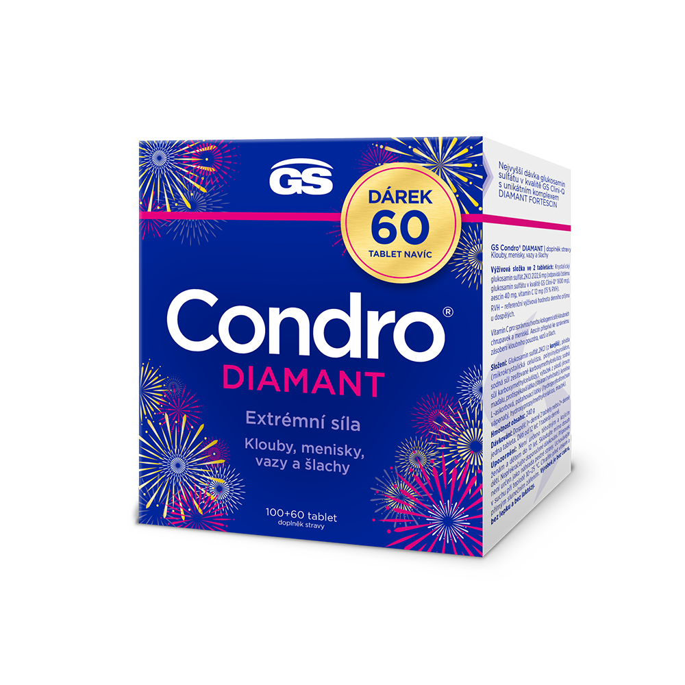 Levně GS Condro DIAMANT 100+60 tablet dárek