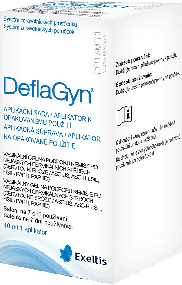 Levně DeflaGyn vaginální gel 40ml aplikační sada