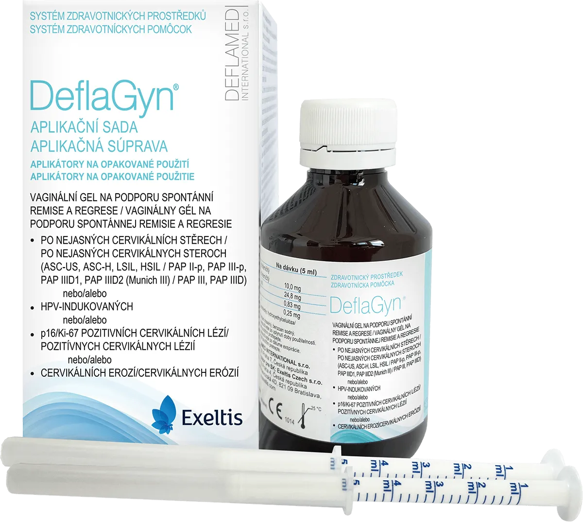 Levně DeflaGyn aplikační sada 2 aplikátory + gel 150ml