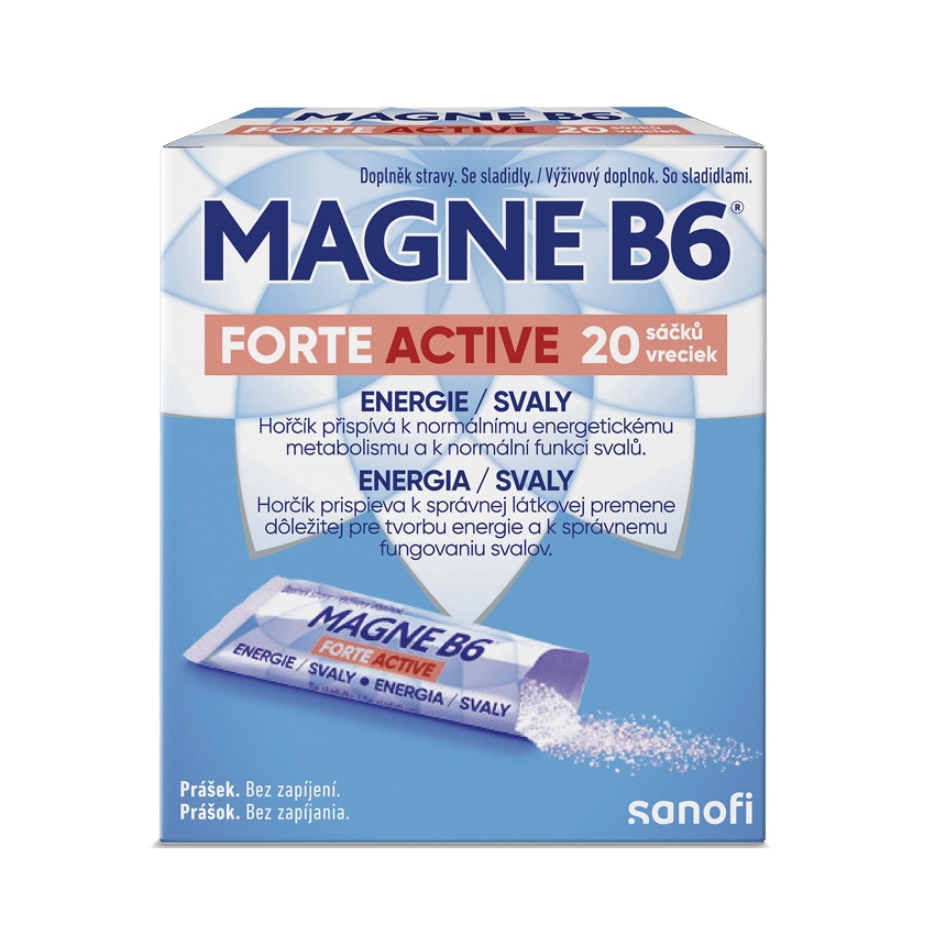 Levně Magne B6 Forte Active 20 sáčků