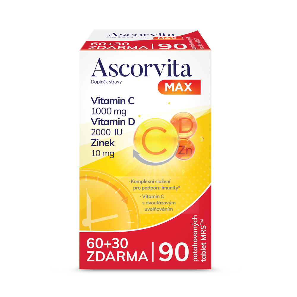 Levně Ascorvita MAX 60+30 tablet