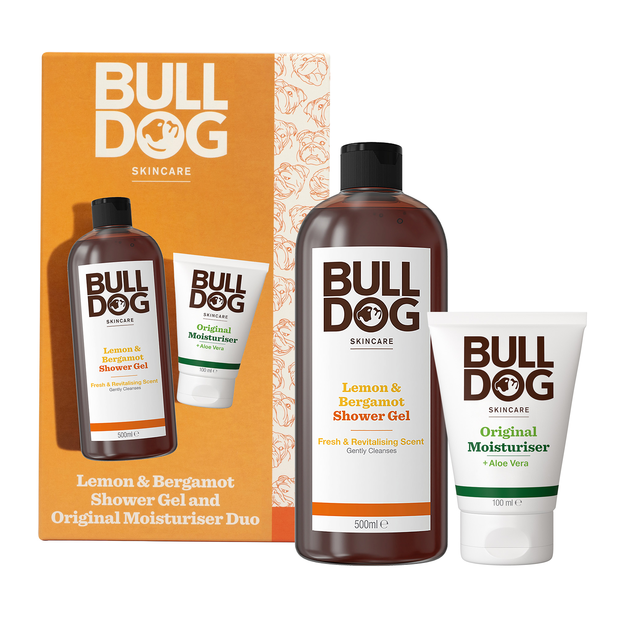 Levně Bulldog Lemon&Bergamot Shower Gel Moisturiser set