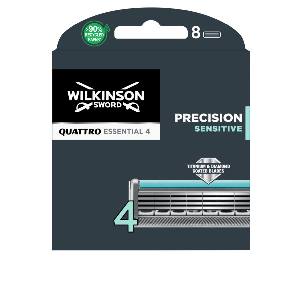 Levně WILKINSON Quattro Essential 4 náhradní hlavice 8ks