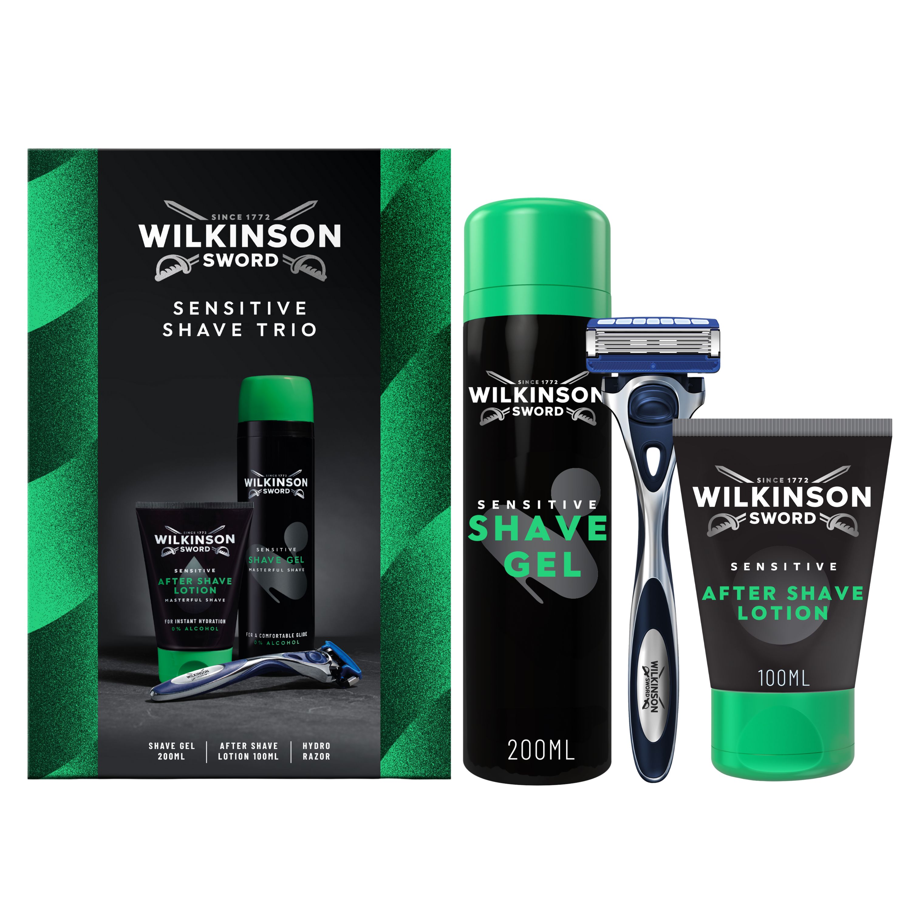 Levně WILKINSON Sensitive Shave Trio set