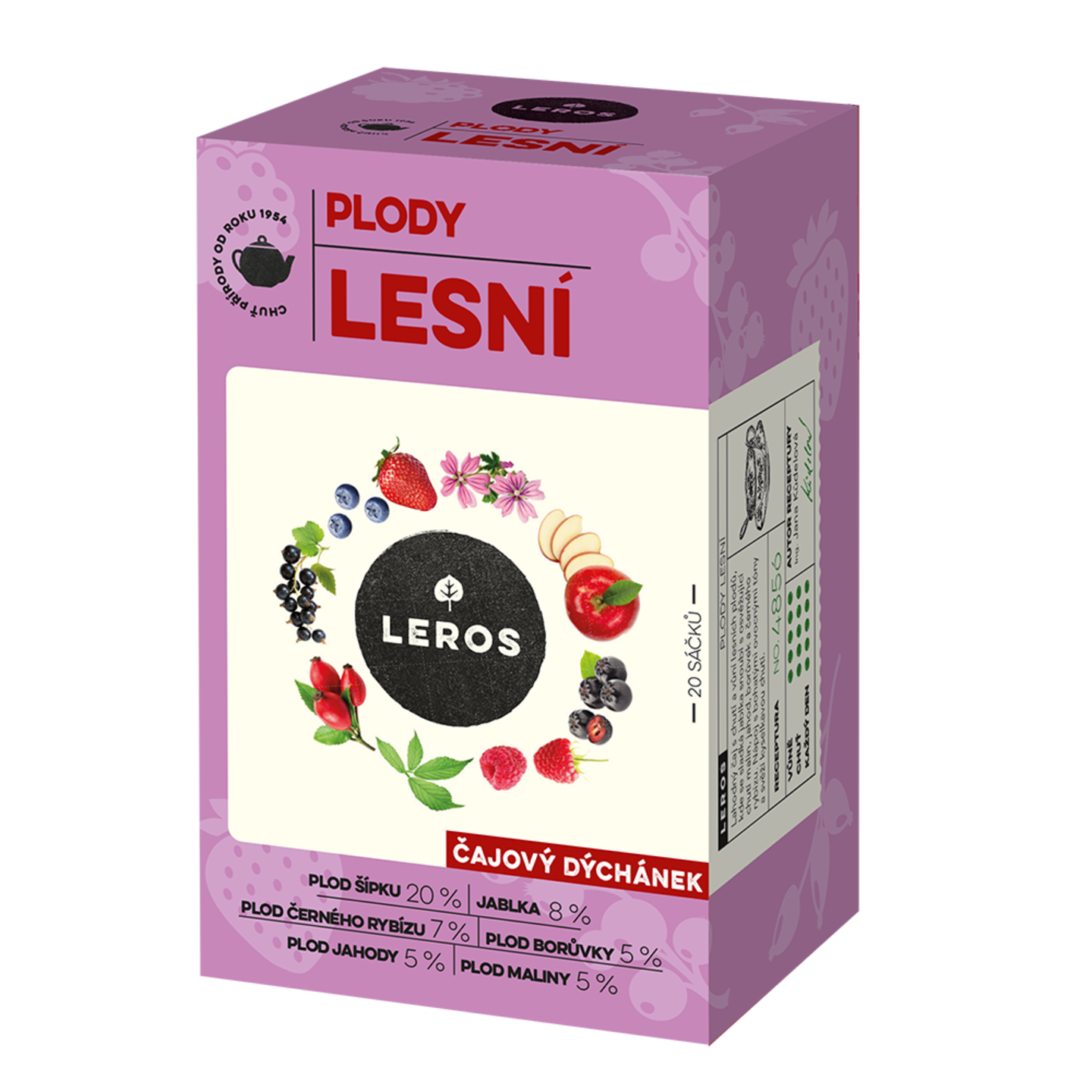 Levně LEROS Čajový dýchánek lesní plody 20x2.2g