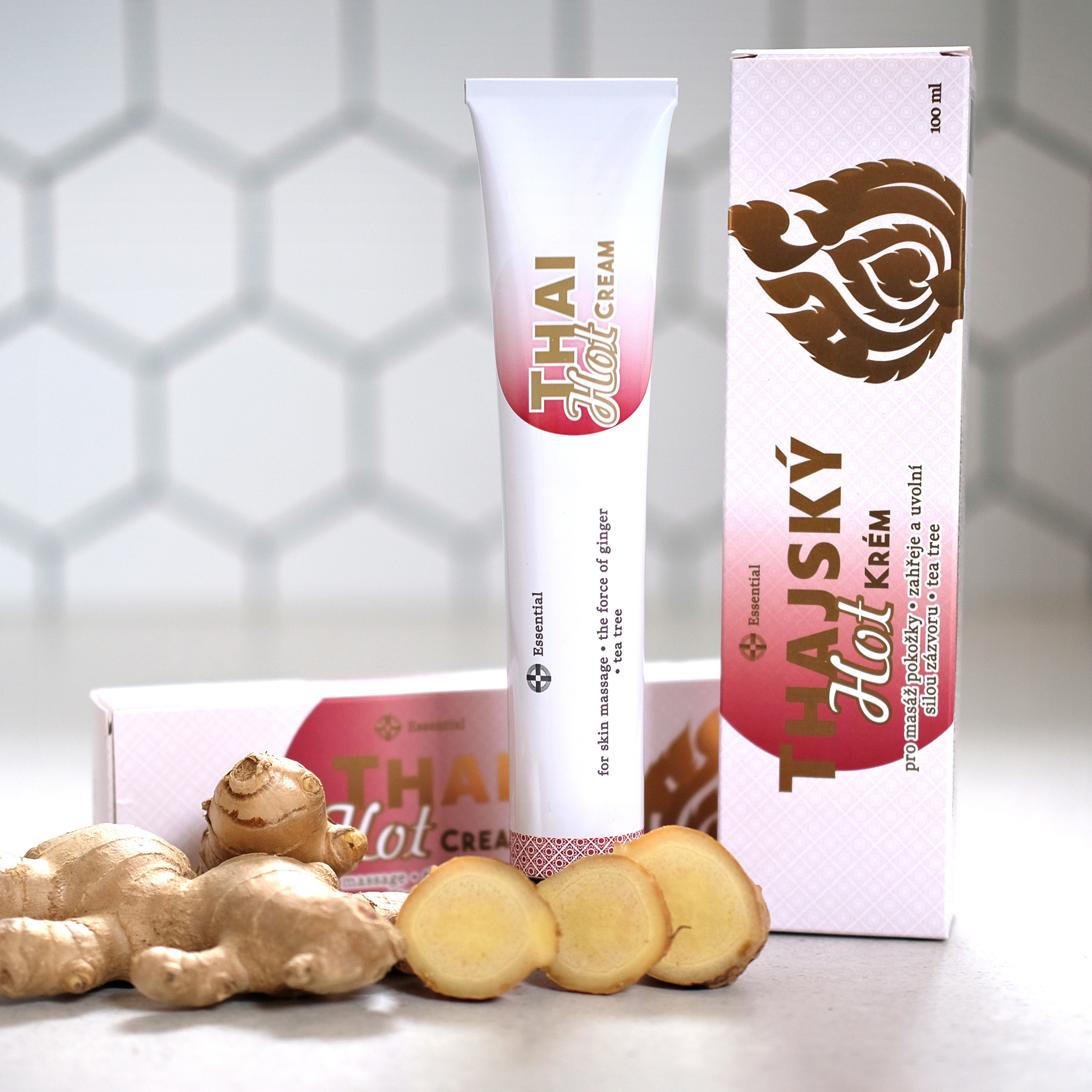 Levně Thajský krém +Essential Hot 100g